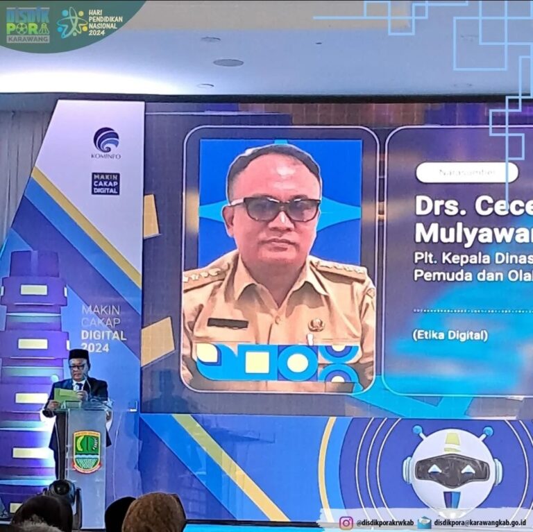 Secara Hybrid, Kementerian Kominfo RI Bersama Disdikpora Kabupaten Karawang Gelar Seminar Cakap Digital