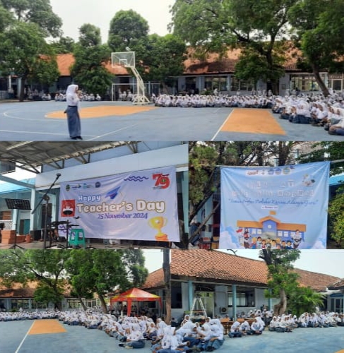 Momen Peringatan Hari Guru Nasional Di SMKN 2 Karawang Di Warnai Berbagai Perlombaan