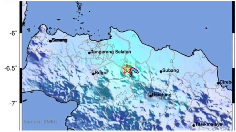 Karawang Diguncang Gempa M4,9, Getaran Terasa hingga Jabodetabek