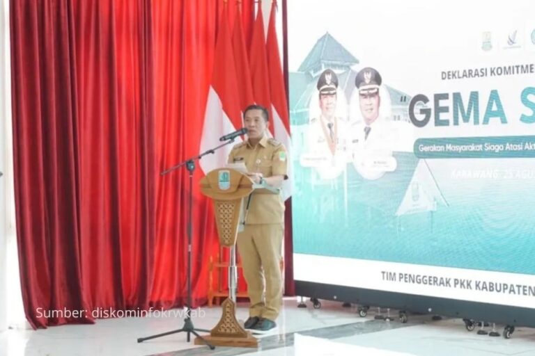 PKK Karawang Deklarasi GEMA SAKTI, Komitmen Berantas Keuangan Ilegal